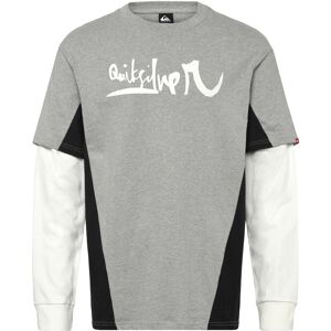 Quiksilver Yg Sync Double Layer Tee XXL Grey XXL Quiksilver Yg Sync Double Layer Tee XXL Grey XXL
