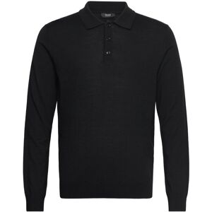 Reiss Trafford Merino Ull Langermet Polo - Poloshirt Reiss Trafford Merino Ull Langermet Polo - Poloshirt