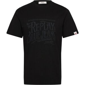 Replay T-Shirt Regular L Black L Replay T-Shirt Regular L Black L