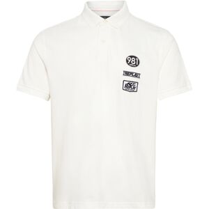 Replay Polo Regular Piquetnatural White M Black M Replay Polo Regular Piquetnatural White M Black M