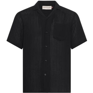 Revolution Short-Sleeved Cuban Shirt M Black M Revolution Short-Sleeved Cuban Shirt M Black M