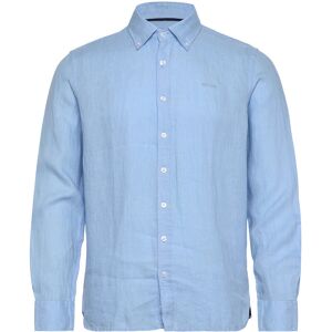 Sebago Linen Shirt XXXL Blue XXXL Sebago Linen Shirt XXXL Blue XXXL