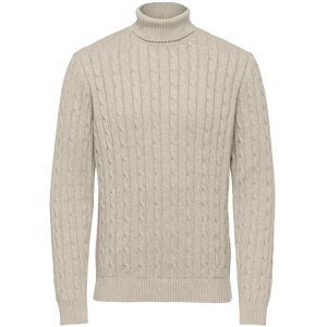 Selected Slhryan Structure Roll Neck S Beige S Selected Slhryan Structure Roll Neck S Beige S
