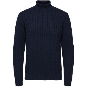 Selected Slhryan Structure Roll Neck S Navy S Selected Slhryan Structure Roll Neck S Navy S