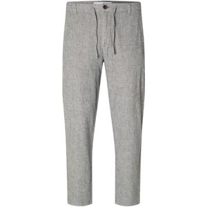 Selected Slm172-Slimtape Brody Linen Bld Pnt Noos L Grey L Selected Slm172-Slimtape Brody Linen Bld Pnt Noos L Grey L