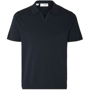 Selected Slhteller Ss Knit Polo Noos L Navy L Selected Slhteller Ss Knit Polo Noos L Navy L