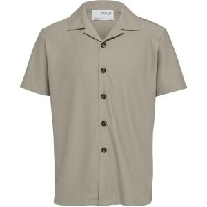 Selected Slhloose-Plisse Resort Ss Shirt Ex S Beige S Selected Slhloose-Plisse Resort Ss Shirt Ex S Beige S