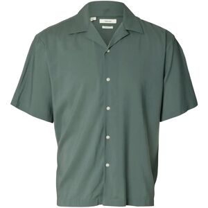 Selected Slhrlxair Mix Ss Shirt M Green M Selected Slhrlxair Mix Ss Shirt M Green M