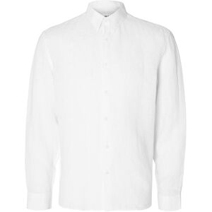 Selected Slmregclaus Kylian Linen Ls Shirt Noos L White L Selected Slmregclaus Kylian Linen Ls Shirt Noos L White L
