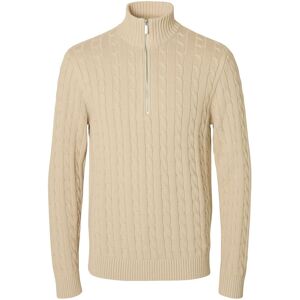 Selected Slhryan Structure Half Zip XL Beige XL Selected Slhryan Structure Half Zip XL Beige XL