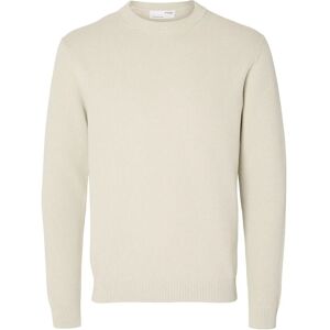 Selected Slmdane Ls Knit Structure Crew Neck Noos XXL Cream XXL Selected Slmdane Ls Knit Structure Crew Neck Noos XXL Cream XXL