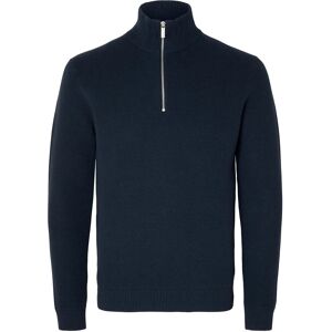 Selected Slmdane Ls Knit Structure Half Zip Noos S Navy S Selected Slmdane Ls Knit Structure Half Zip Noos S Navy S