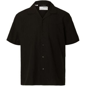 Selected Slhrelaxsun Shirt Ss Resort S Black S Selected Slhrelaxsun Shirt Ss Resort S Black S