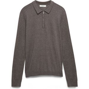 Selected Slhberg Ls Half Zip Polo Noos XL Brown XL Selected Slhberg Ls Half Zip Polo Noos XL Brown XL