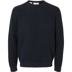 Selected Slmross Ls Knit Structure Crew Neck Noos XL Navy XL Selected Slmross Ls Knit Structure Crew Neck Noos XL Navy XL