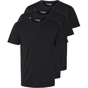 Selected Slmroland Ss O-Neck Tee 3-Pack Noos XL Black XL Selected Slmroland Ss O-Neck Tee 3-Pack Noos XL Black XL