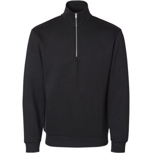 Selected Slhemanuel Soft Zip High Neck Sweat Noos M Black M Selected Slhemanuel Soft Zip High Neck Sweat Noos M Black M