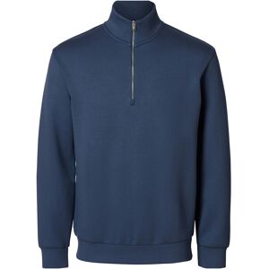 Selected Slhemanuel Soft Zip High Neck Sweat Noos L Navy L Selected Slhemanuel Soft Zip High Neck Sweat Noos L Navy L