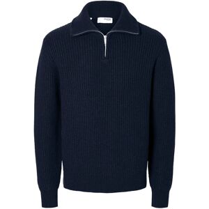 Selected Slmland Ls Knit Half Zip XXL Navy XXL Selected Slmland Ls Knit Half Zip XXL Navy XXL