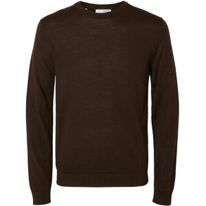Selected Slmtray Ls Knit Merino Crew Neck Noos XL Brown XL Selected Slmtray Ls Knit Merino Crew Neck Noos XL Brown XL