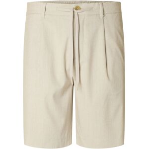 Selected Slhregular-Leroy Pleat Shorts Noos M Beige M Selected Slhregular-Leroy Pleat Shorts Noos M Beige M