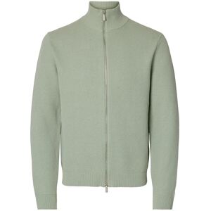 Selected Slmdane Ls Knit Structure Full Zip Noos XXL Green XXL Selected Slmdane Ls Knit Structure Full Zip Noos XXL Green XXL