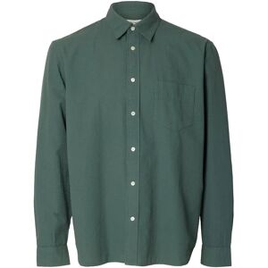 Selected Slhregfreddie Solid Seersucker Ls Shirt XXL Green XXL Selected Slhregfreddie Solid Seersucker Ls Shirt XXL Green XXL