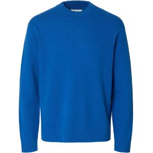 Selected Slhreuben Ls Knit Relaxed Crew Neck XXL Blue XXL Selected Slhreuben Ls Knit Relaxed Crew Neck XXL Blue XXL