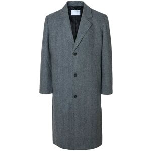 Selected Slhmilos Wool Blend Relaxed Coat #S XL Grey XL Selected Slhmilos Wool Blend Relaxed Coat #S XL Grey XL