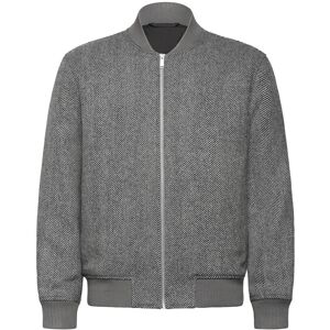 Selected Slhjens Wool Blend Bomber M Grey M Selected Slhjens Wool Blend Bomber M Grey M