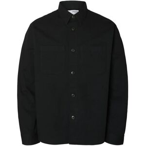 Selected Slmtravis Twill Overshirt Ls Noos S Black S Selected Slmtravis Twill Overshirt Ls Noos S Black S