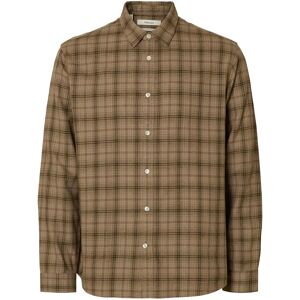 Selected Slmregclaus Noah Brush Twist Sht Ls Noos XXL Beige XXL Selected Slmregclaus Noah Brush Twist Sht Ls Noos XXL Beige XXL