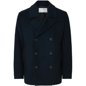 Selected Slmarchive Wool Blend Peacoat L Navy L Selected Slmarchive Wool Blend Peacoat L Navy L