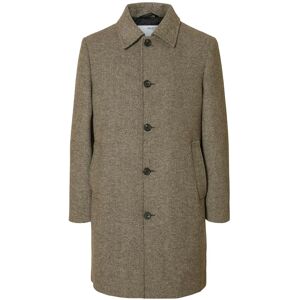 Selected Slharchive Wool Blend Car Coat S Brown S Selected Slharchive Wool Blend Car Coat S Brown S