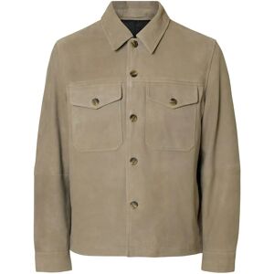 Selected Slhthom Suede Overshirt Noos XXL Beige XXL Selected Slhthom Suede Overshirt Noos XXL Beige XXL