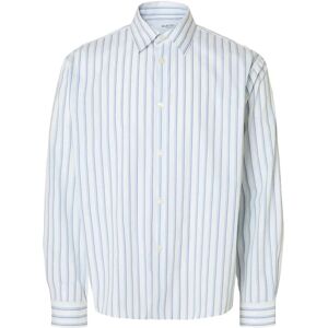 Selected Slhrlxhenri Stripe Ls Shirt XXL Blue XXL Selected Slhrlxhenri Stripe Ls Shirt XXL Blue XXL