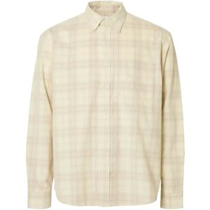 Selected Slmregclaus Cord Yd Check Ls Shirt S Cream S Selected Slmregclaus Cord Yd Check Ls Shirt S Cream S