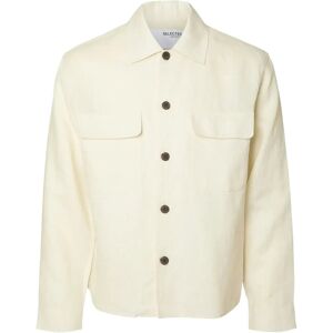 Selected Slhrelaxed-Wyatt Linen Overshirt 52 Cream 52 Selected Slhrelaxed-Wyatt Linen Overshirt 52 Cream 52