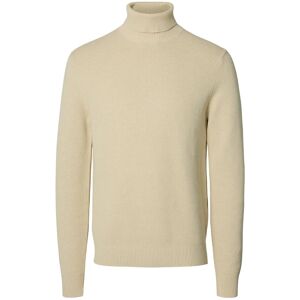 Selected Slmdane Ls Knit Structure Roll Neck Noos L Cream L Selected Slmdane Ls Knit Structure Roll Neck Noos L Cream L