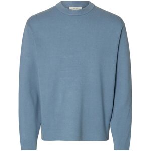 Selected Slhteller Fn Relaxed Crew Neck Noos M Blue M Selected Slhteller Fn Relaxed Crew Neck Noos M Blue M