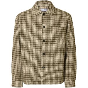 Selected Slhregari Wool Blend Nf Undyed Overshirt M Beige M Selected Slhregari Wool Blend Nf Undyed Overshirt M Beige M