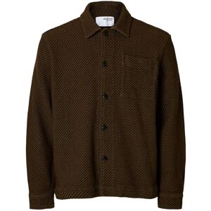 Selected Slhregfred Structured Overshirt L Brown L Selected Slhregfred Structured Overshirt L Brown L