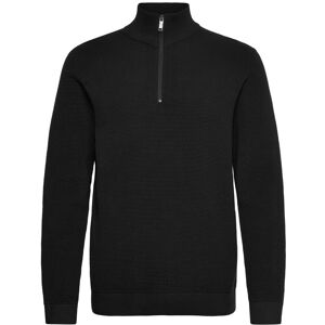 Selected Slhross Ls Knit Structure Half Zip Noos XL Black XL Selected Slhross Ls Knit Structure Half Zip Noos XL Black XL
