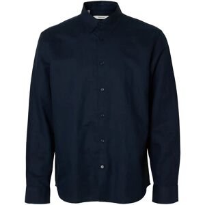 Selected Slmregclay Linenblend Ls Shirt Cla Noos M Navy M Selected Slmregclay Linenblend Ls Shirt Cla Noos M Navy M