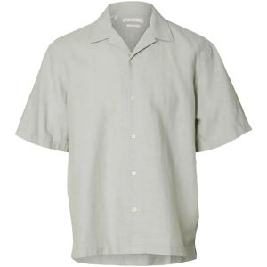 Selected Slmrlxclay Linenblend Ss Shirt Res Noos L Grey L Selected Slmrlxclay Linenblend Ss Shirt Res Noos L Grey L