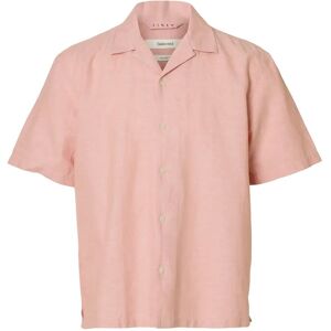 Selected Slmrlxclay Linenblend Ss Shirt Res Noos M Pink M Selected Slmrlxclay Linenblend Ss Shirt Res Noos M Pink M