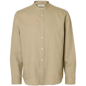 Selected Slmregclay Linenblend Ls Shirt Band Noos XXL Beige XXL Selected Slmregclay Linenblend Ls Shirt Band Noos XXL Beige XXL