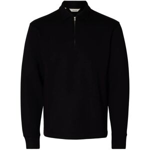 Selected Slhemanuel Soft Polo Zip Sweat Noos XL Black XL Selected Slhemanuel Soft Polo Zip Sweat Noos XL Black XL