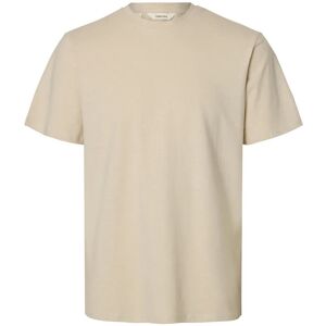 Selected Slhadam Linen Blend Ss Tee Noos M Beige M Selected Slhadam Linen Blend Ss Tee Noos M Beige M