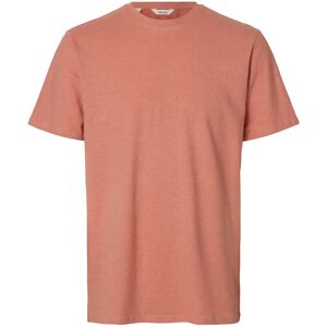 Selected Slhadam Linen Blend Ss Tee Noos XL Coral XL Selected Slhadam Linen Blend Ss Tee Noos XL Coral XL